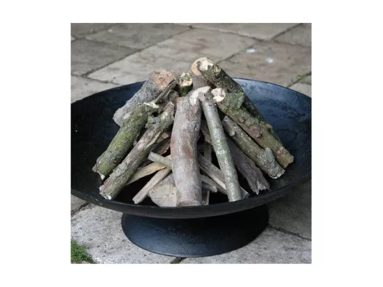 Foyer brasero rond pour bûches en fonte Diamètre 50 cm