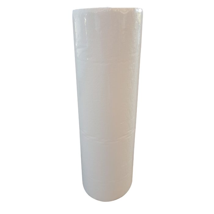 Onderzoektafelpapier 9rl 39cmx50meter cellulose geperforeerd 2laags 9 Rollen (137039)