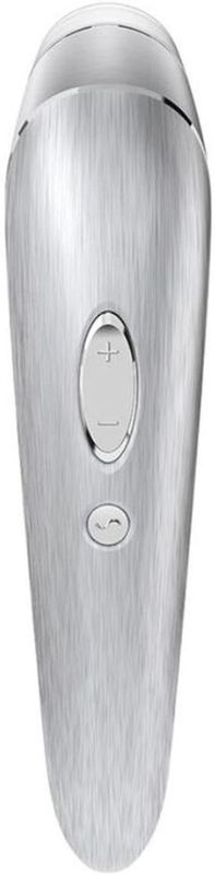 Satisfyer - Luxury High Fashion - Drukgolfvibrator - Geborsteld Aluminium