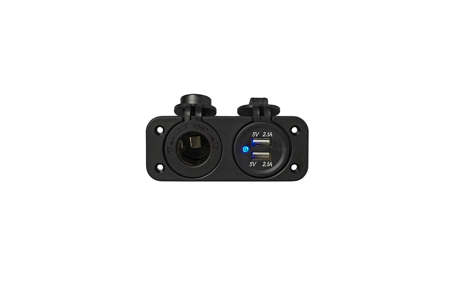 ProPlus Einbau Kit - Doppelsteckdose und USB
