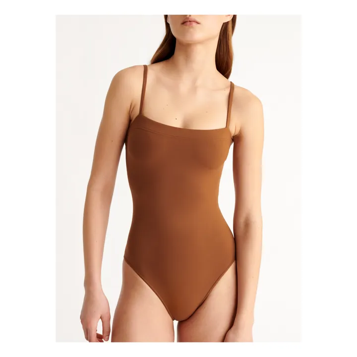Eres Maillot de Bain 1 Pièce Aquarelle | Marron