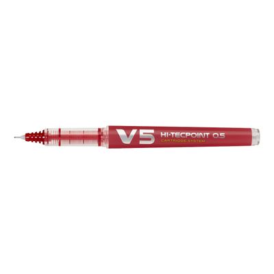 Pilot Hi-Tecpoint V5 - Roller rechargeable - 0,5 mm - rouge