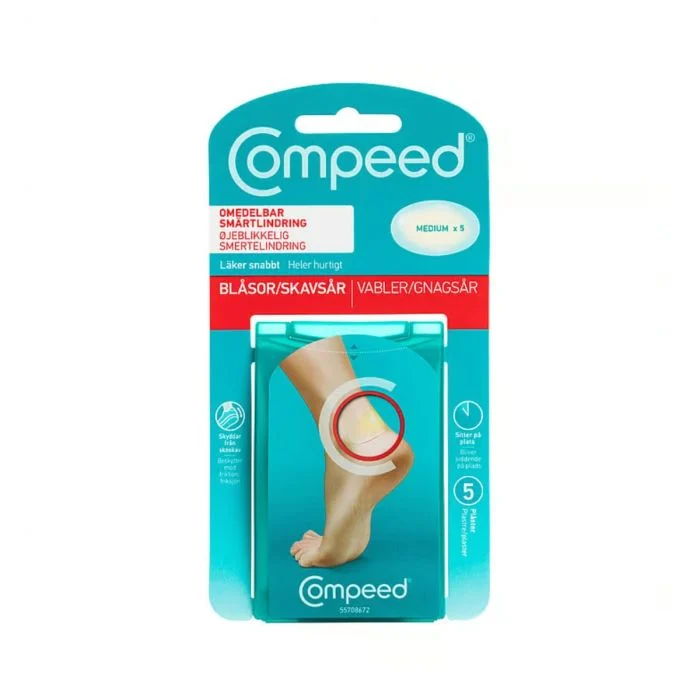 Compeed Unisex Diverse Blister Plaster Medium 5pcs Hvid
