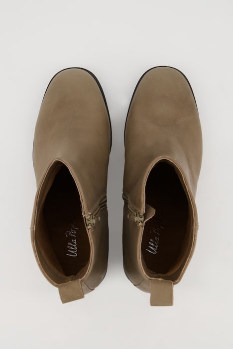 Leder-Stiefeletten, Nappaleder, Lederfutter, Weite H