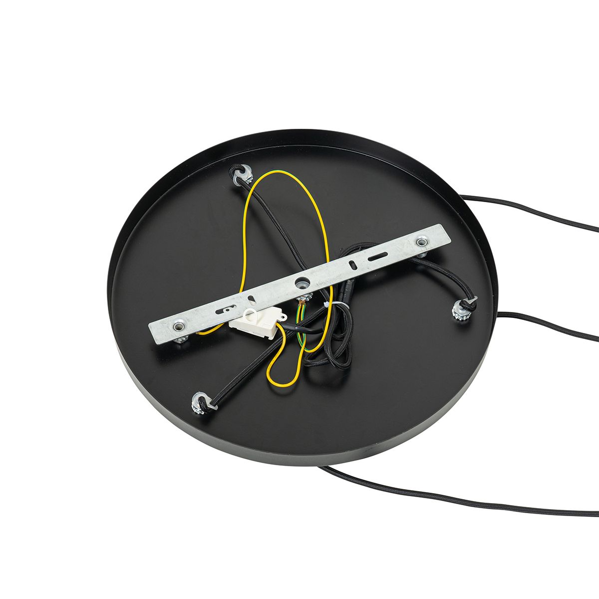Oosterse hanglamp bamboe 3-lichts rond - Amira