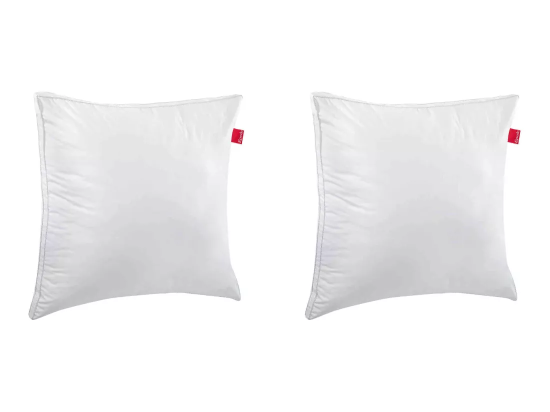 Lot de 2 oreillers Epeda Aloe Vera confort ferme anti-acariens 65x65