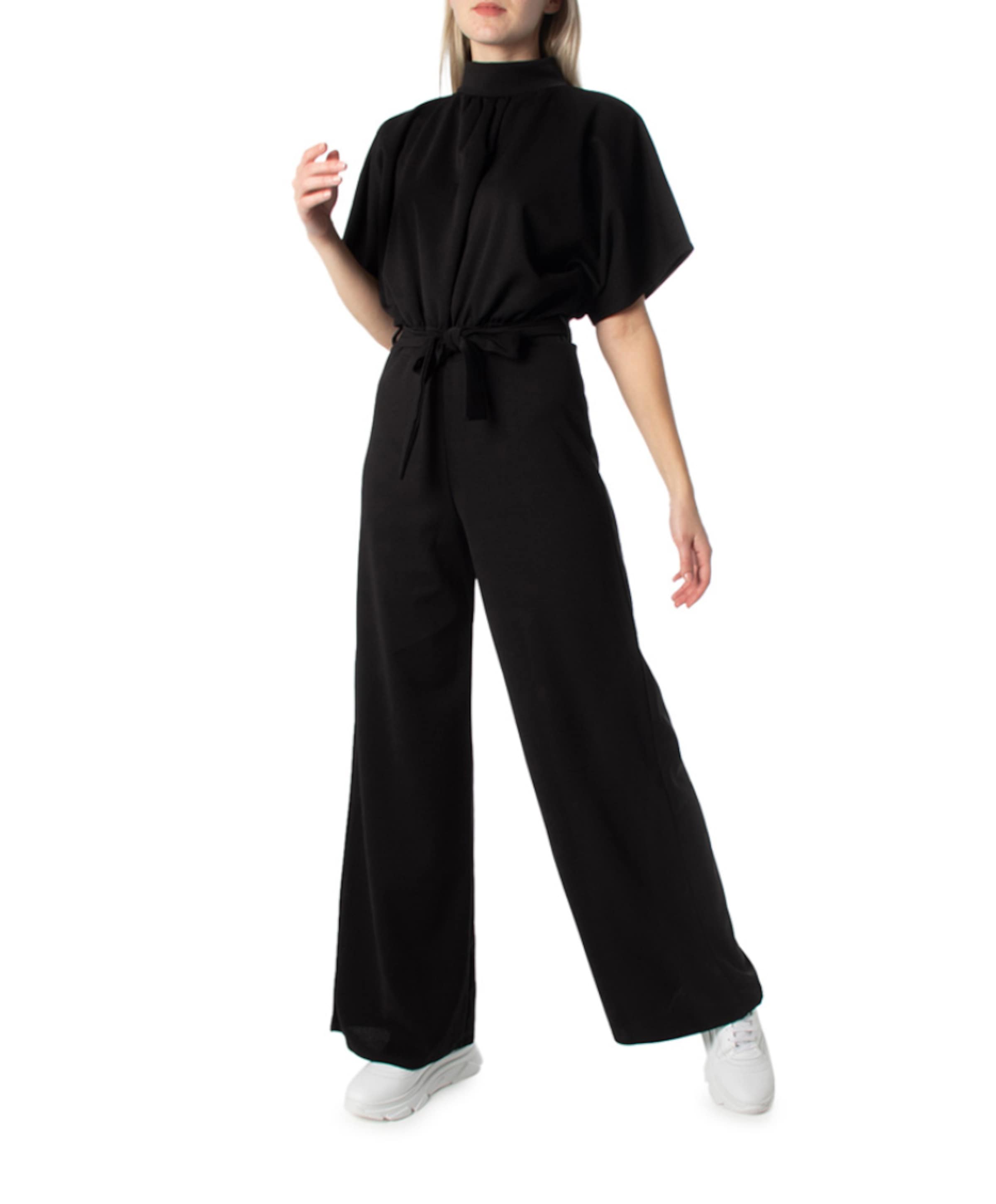 Sisters Point Girl-ju dames jumpsuit zwart