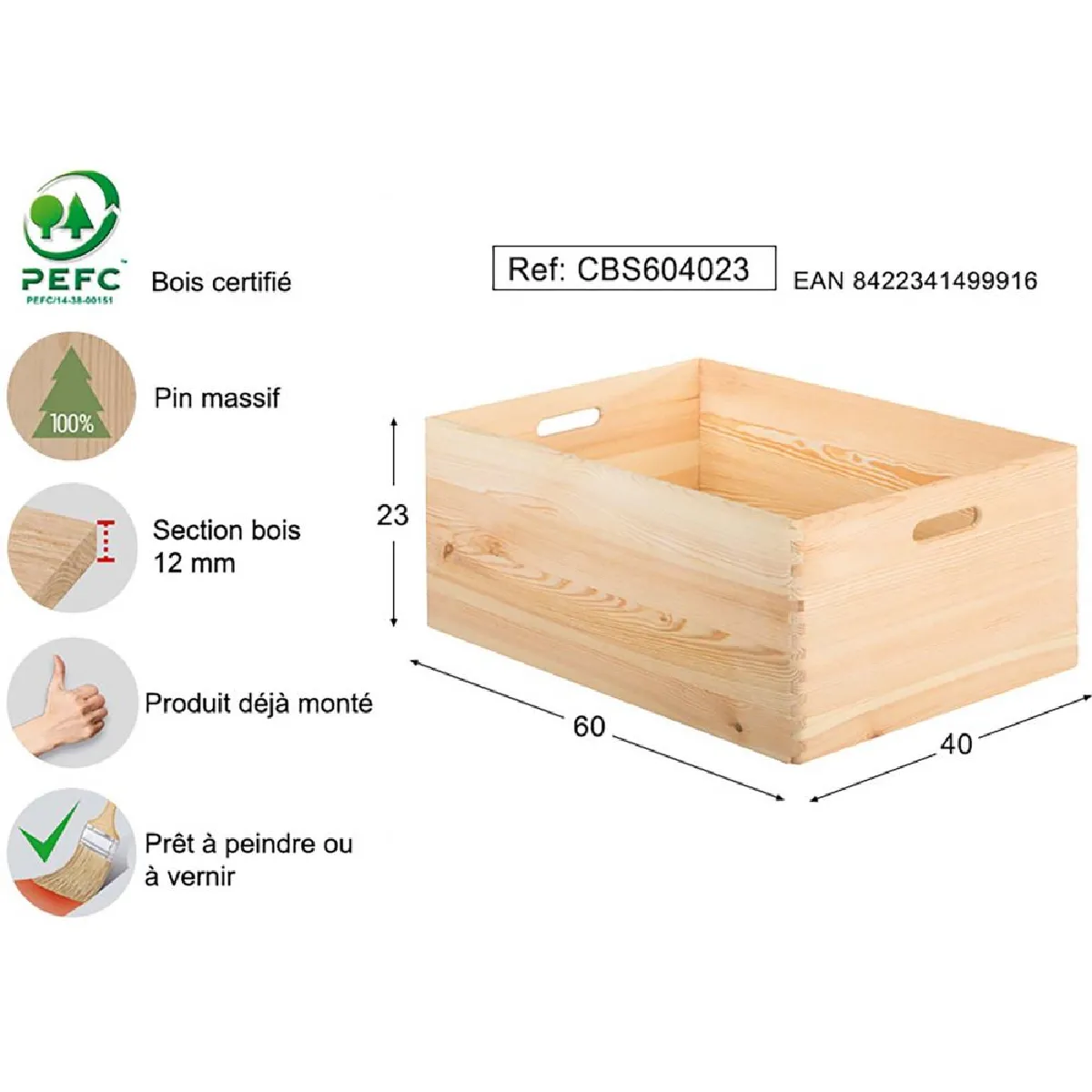 Astigarraga Caisse en bois