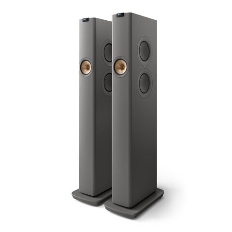 KEF LS60 Wireless – serieuze draadloze hifi-vloerluidspreker Grijs