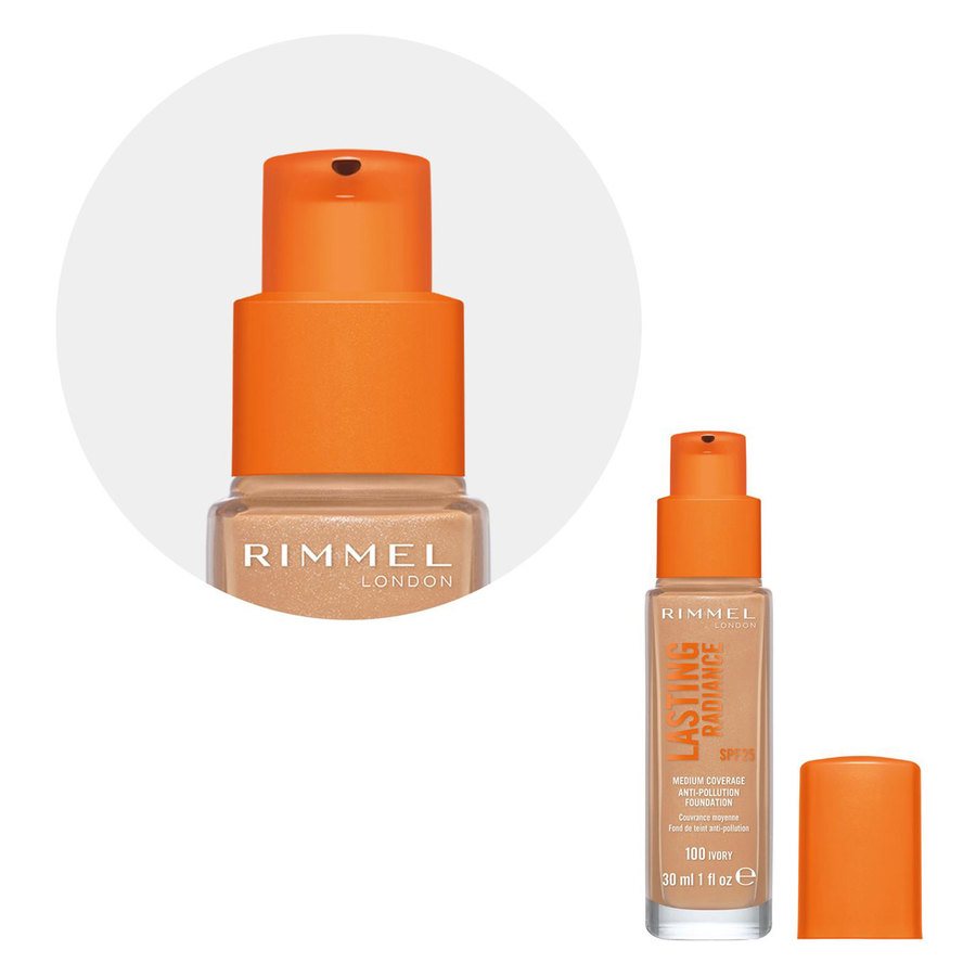 Rimmel London Lasting Radiance Foundation #100 Ivory 30ml