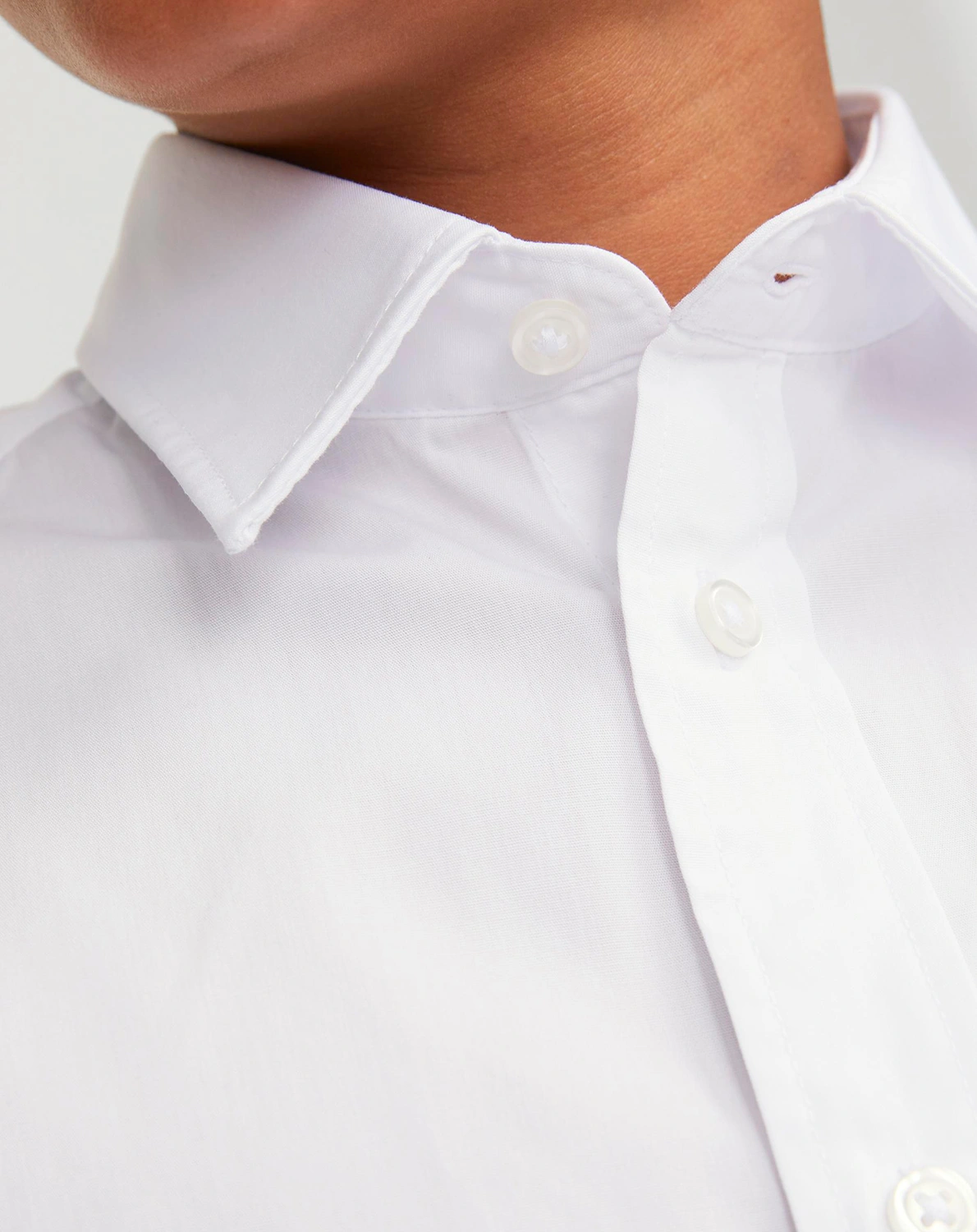 Langarm-Hemd JJJOE TC in white