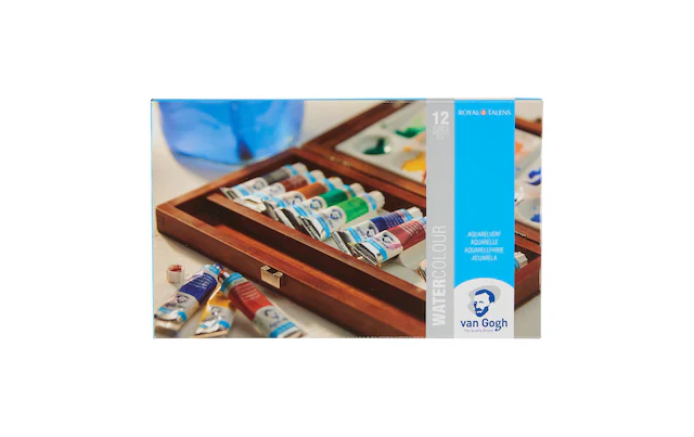 Aquarellfarbe »Van Gogh Malkasten 12er-Set, Mehrfarbig« 14 Stk. tlg.