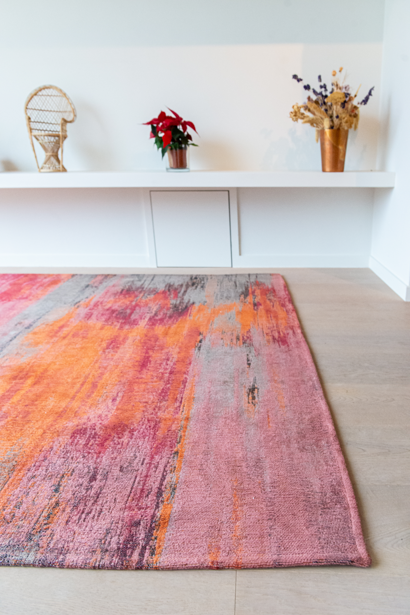 Ecorugs vloerkleed Monetti rood 140x200 cm