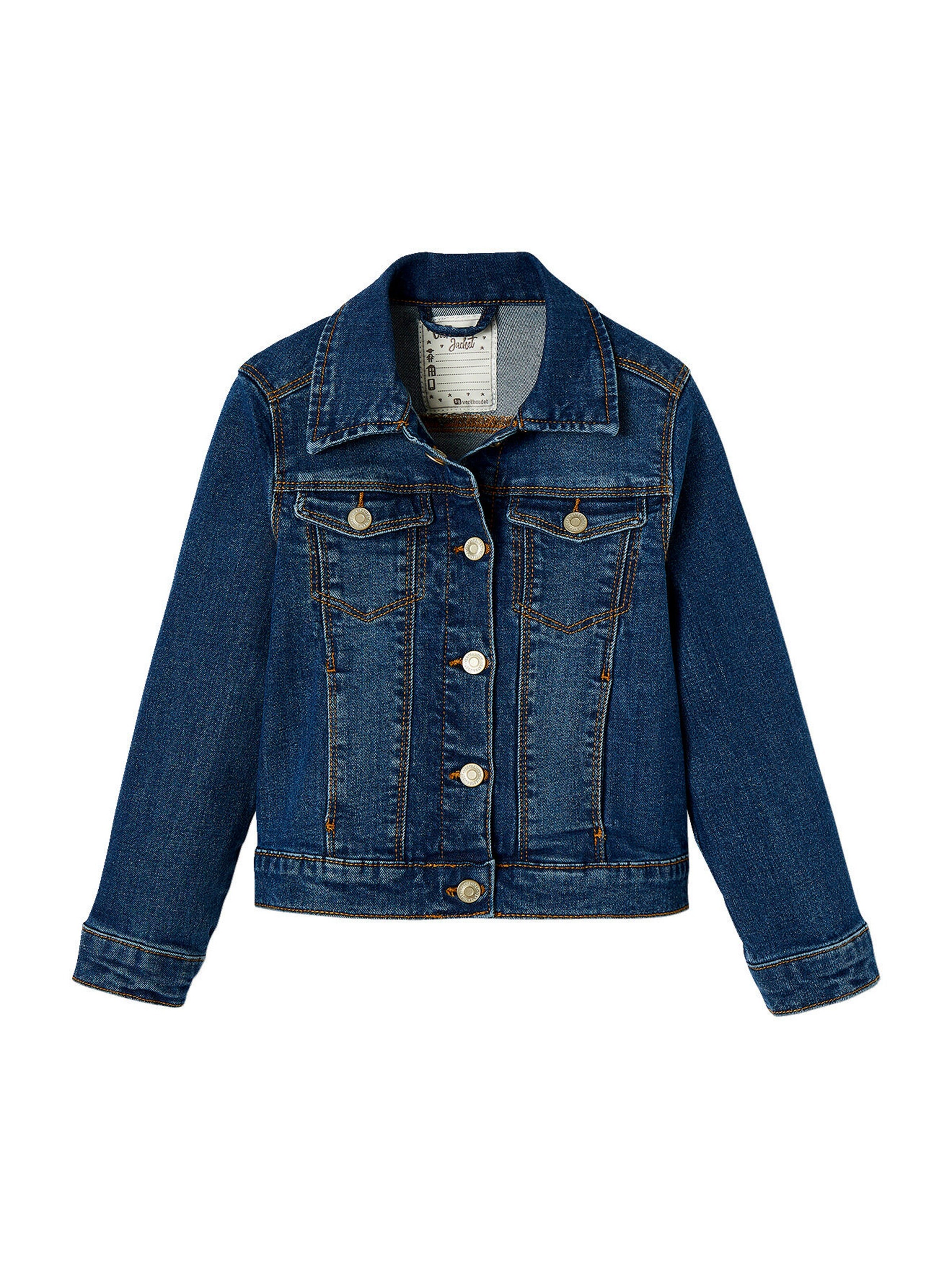 Vertbaudet Mädchen Jeansjacke blue stone