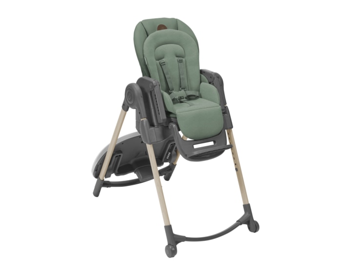 Minla Hochstuhl 0 - 14 Y   0 - 60 kg    Ab der Geburt bis zum Alter von 14 Jahren  |    Einfach zu reinigen  |    Kompakter Faltmechanismus |    Einfach verstellbar  |