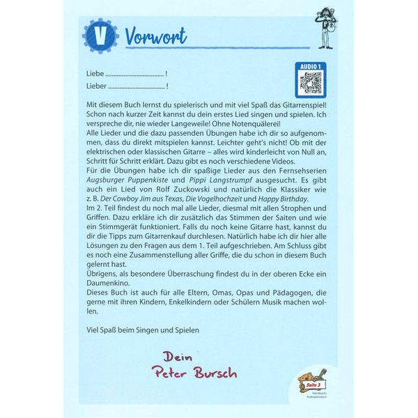 Voggenreiter P. Bursch's Kindergitarrenbuch