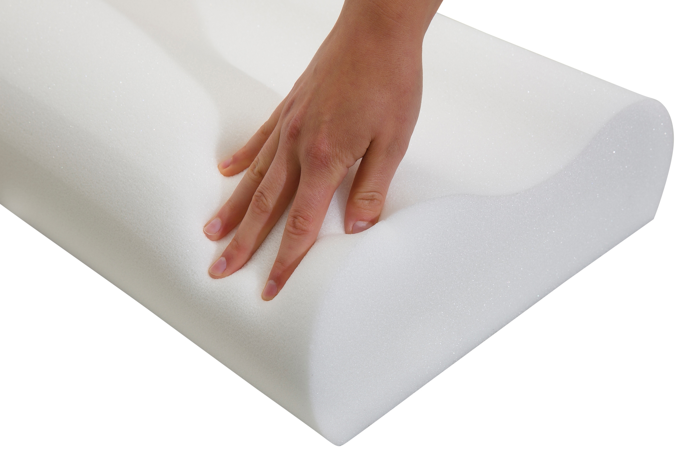 Jekatex Nackenstützkissen »Lily, Kissen ergonomisch geformt & druckentlastend« Füllung: Viscoschaum Bezug: Polyester 1 Stk. tlg. Kopfkissen in 35x60 cm, Optimaler Stützkomfort