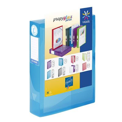 Viquel Propyglass - Boîte de classement personnalisable - dos 60 mm - disponible dans différentes couleurs