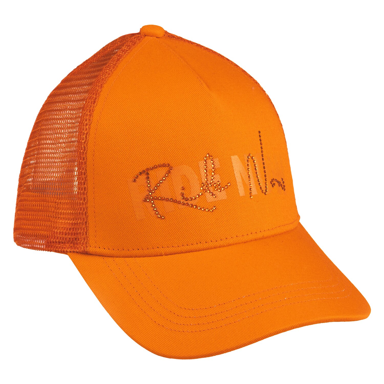 RIDE now Basecap mit Glitzersteinen - orange flame - Einheitsgröße