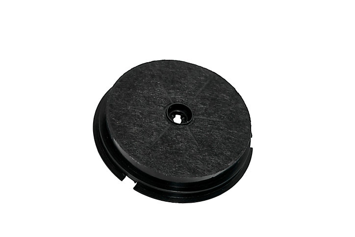 Lot de 2 filtres à charbon rond CARBFILT21 Ø 18 cm noir