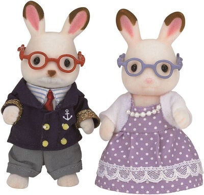Sylvanian Families Figursett Sjokoladekanin Besteforeldre