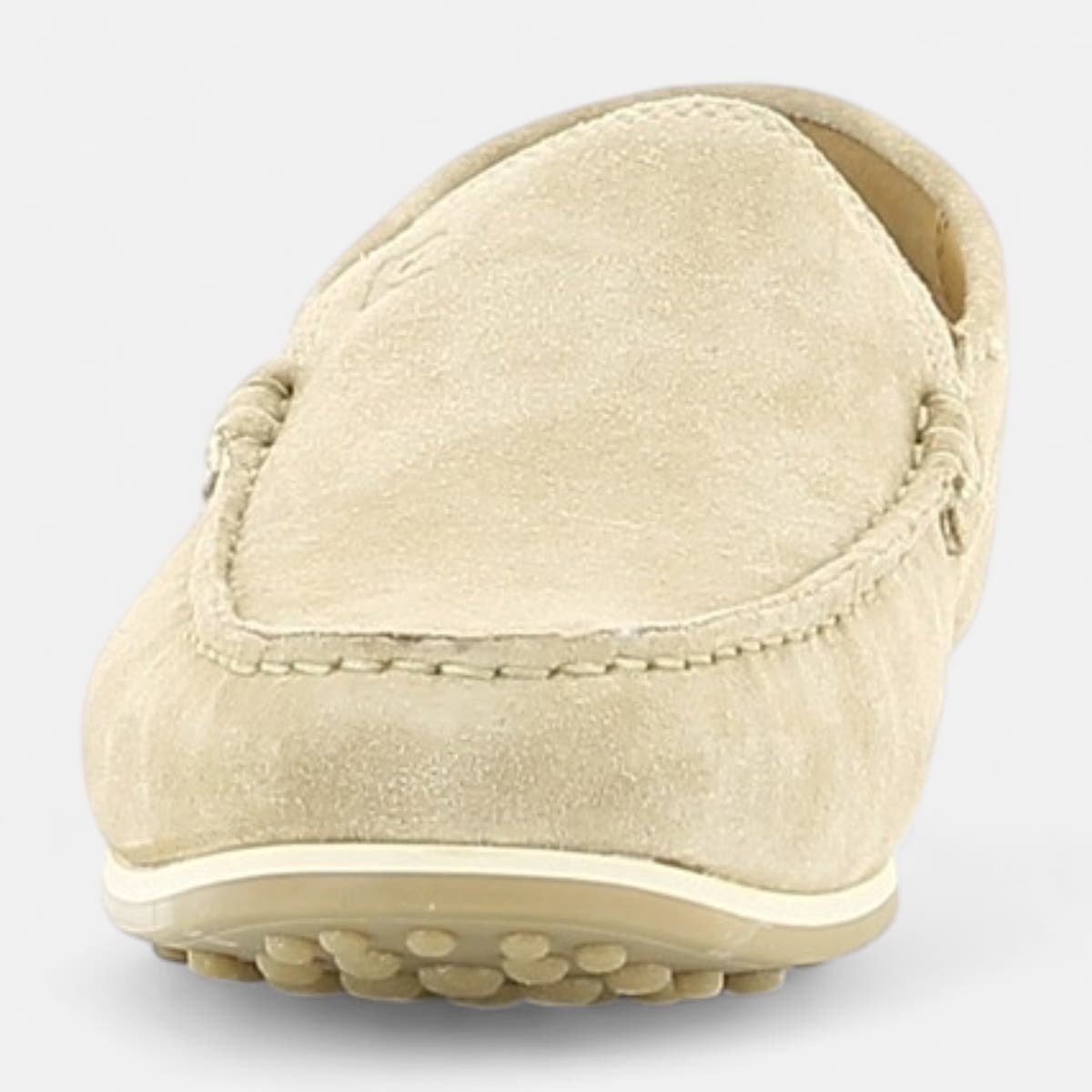 Mocassins Homme en cuir beige