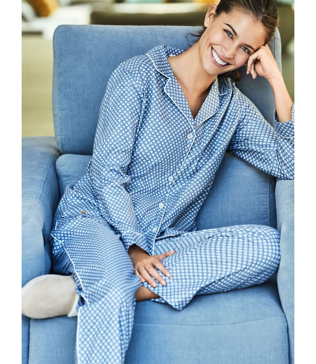 Pyjama pantalon chemise manches longues Corbatera Selmark