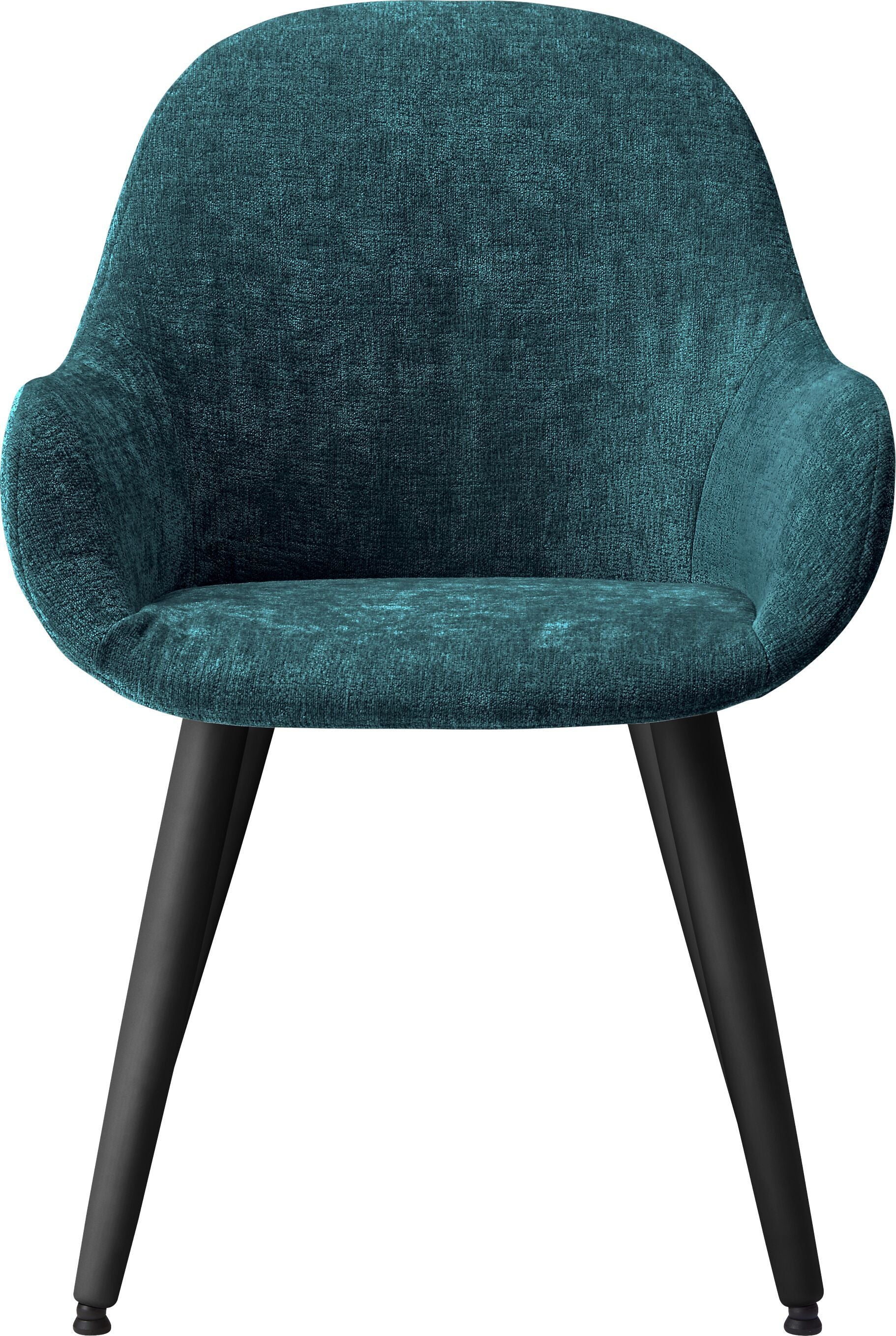 LAYLA Stuhl - Mittelblau / B: 56.0 cm x T: 60.0 cm x H: 84.0 cm