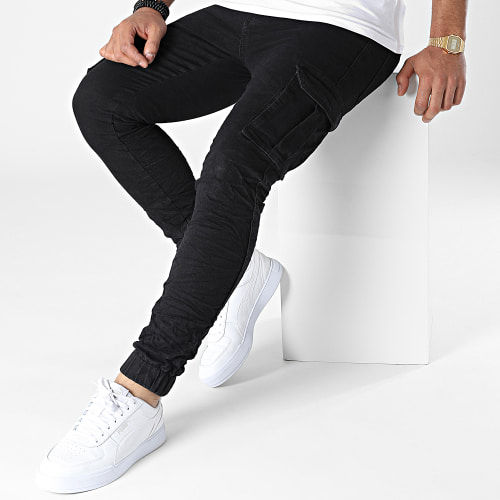 Pantalon Cargo YX-152 Noir