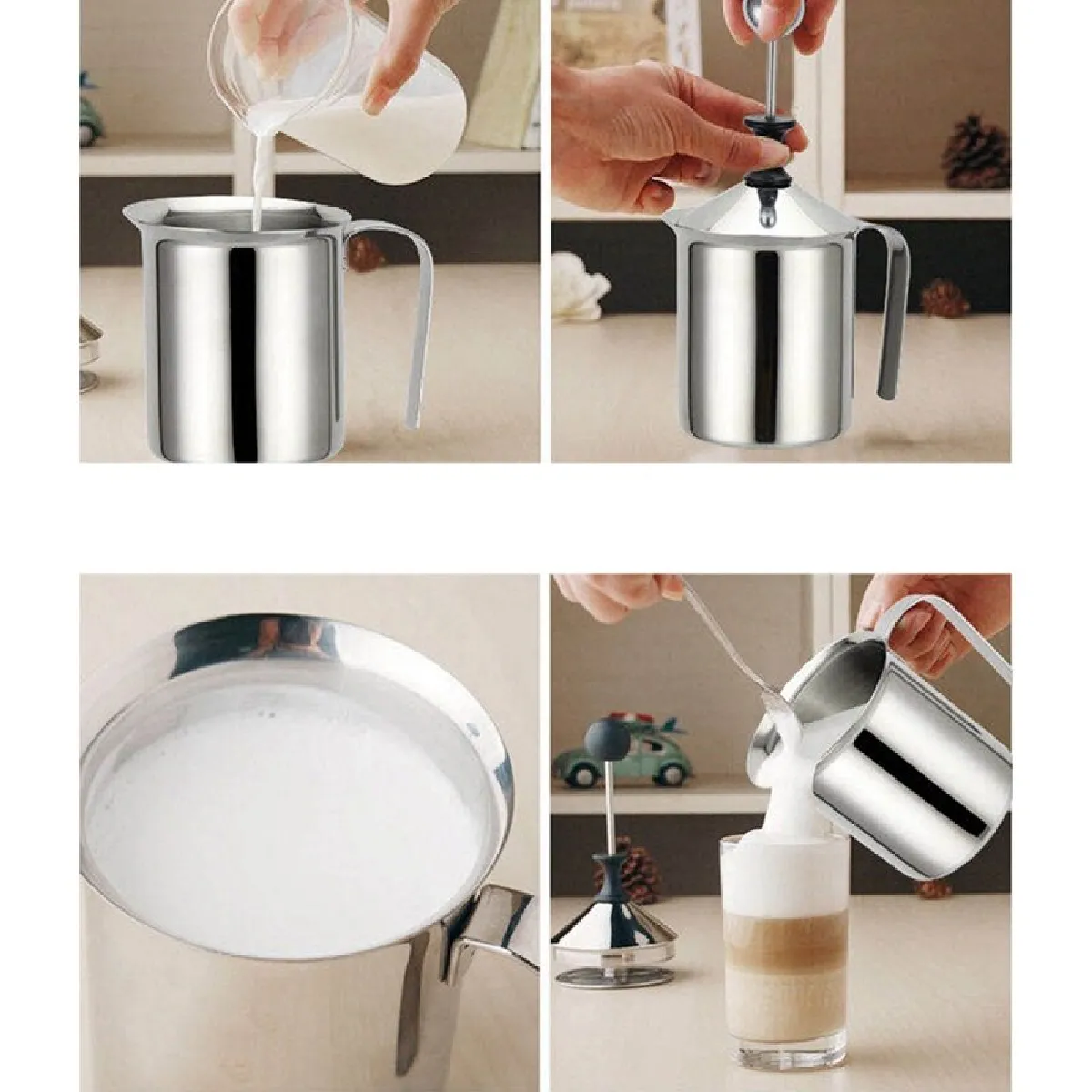 Universal Pichet mousse de lait manuel