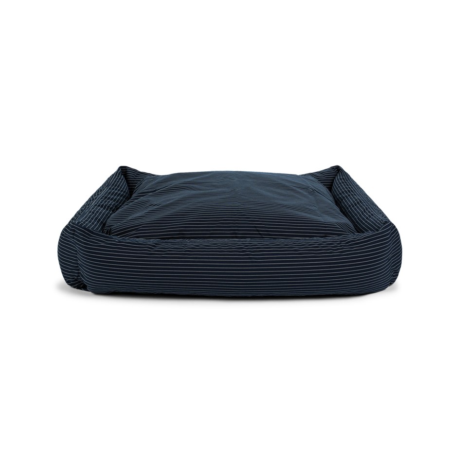 Fossflakes - PetBed Medium 70x90 Navy Pinstripe
