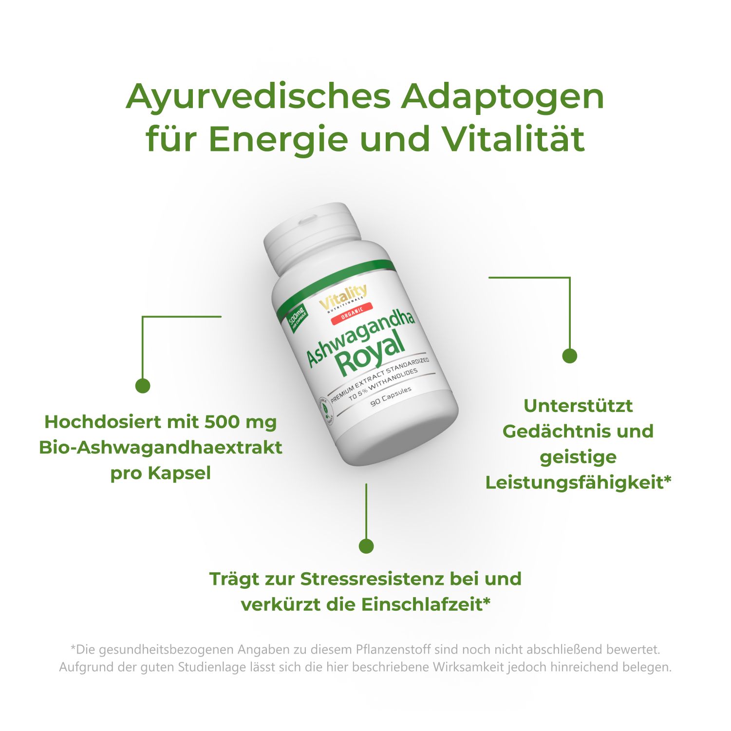Vitality Nutritionals Ashwagandha Royal