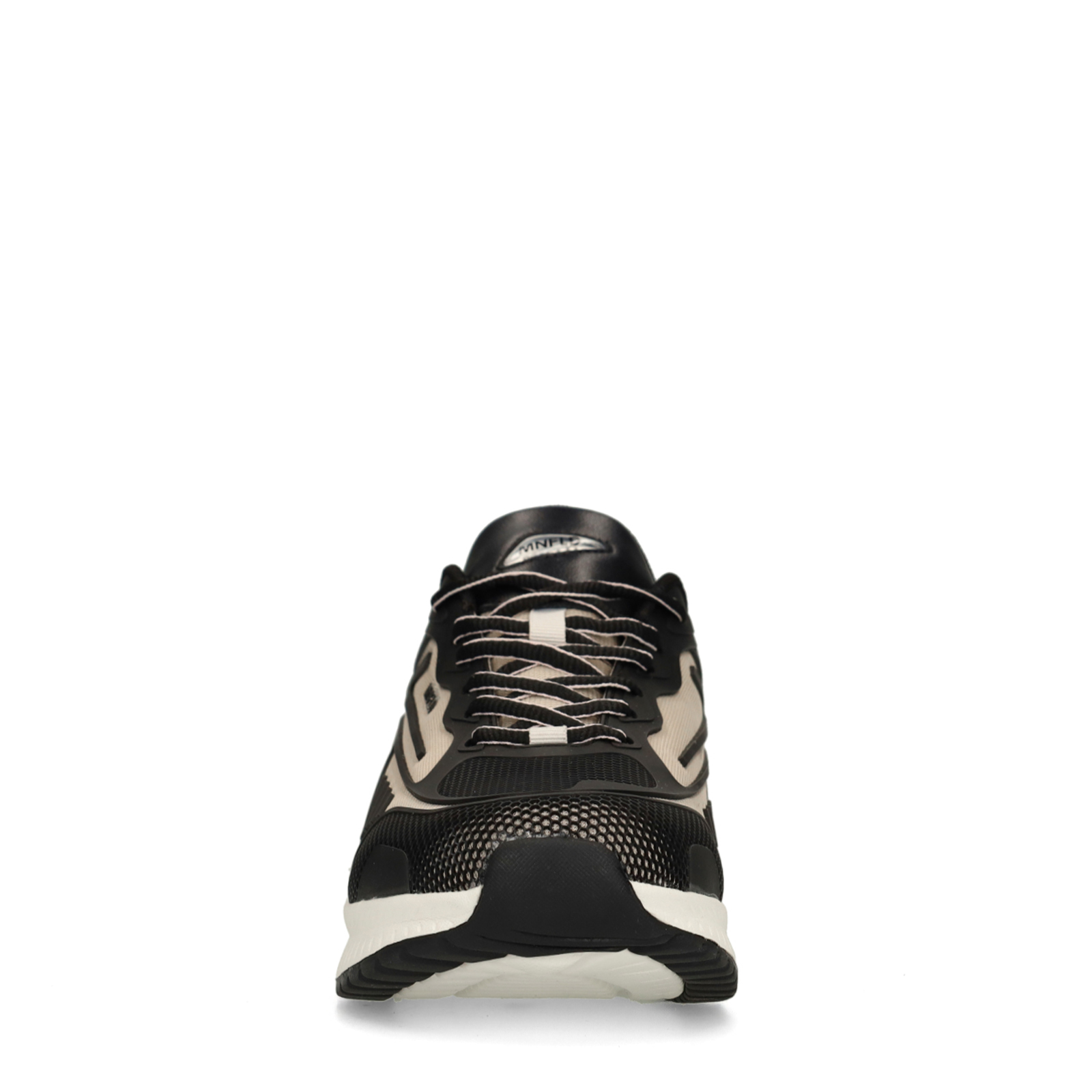 Beige leren sneakers