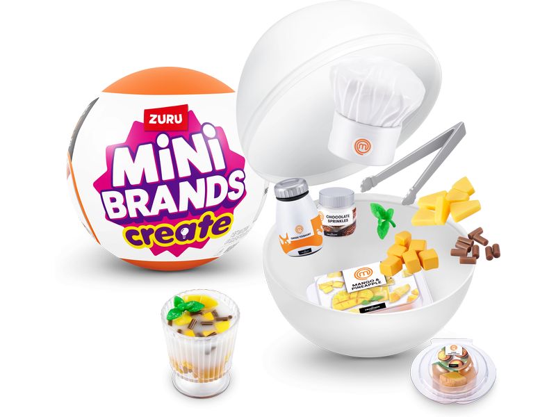 Zuru Master Chef Mini Brands Series 1 assortiert Miniaturgerichte in Überraschungsball