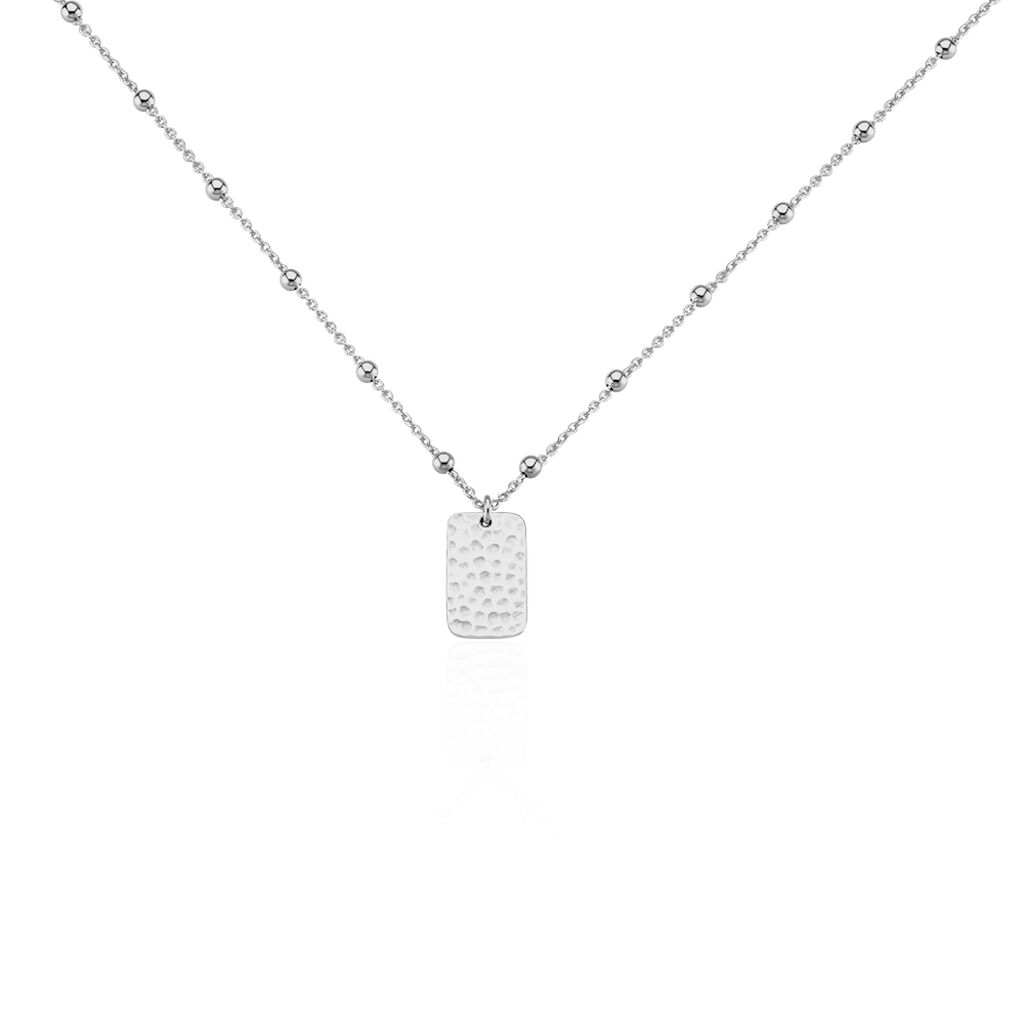 Collier Helvi Argent Blanc