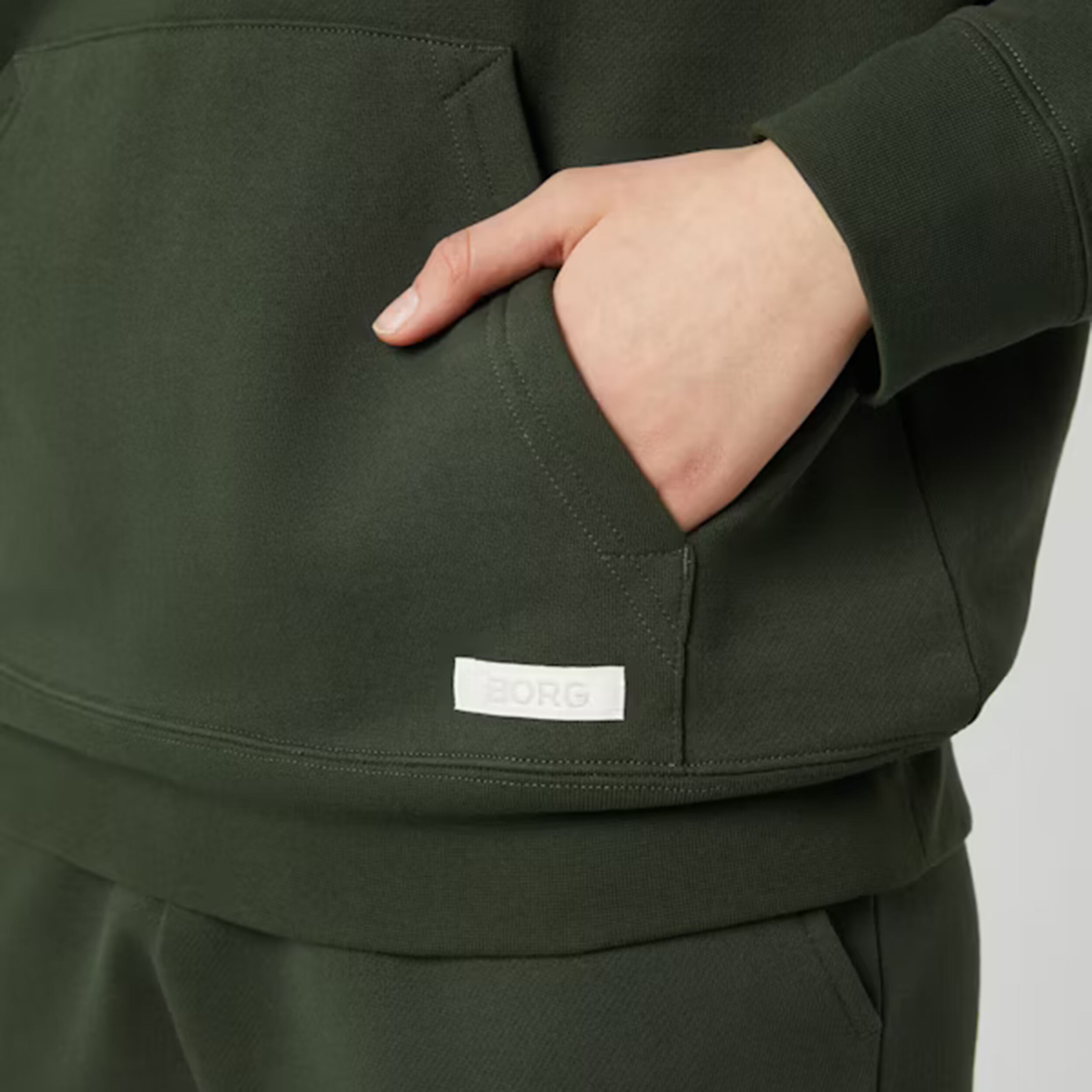 Björn Borg Centre Sweat À Capuche Femmes - Vert Foncé