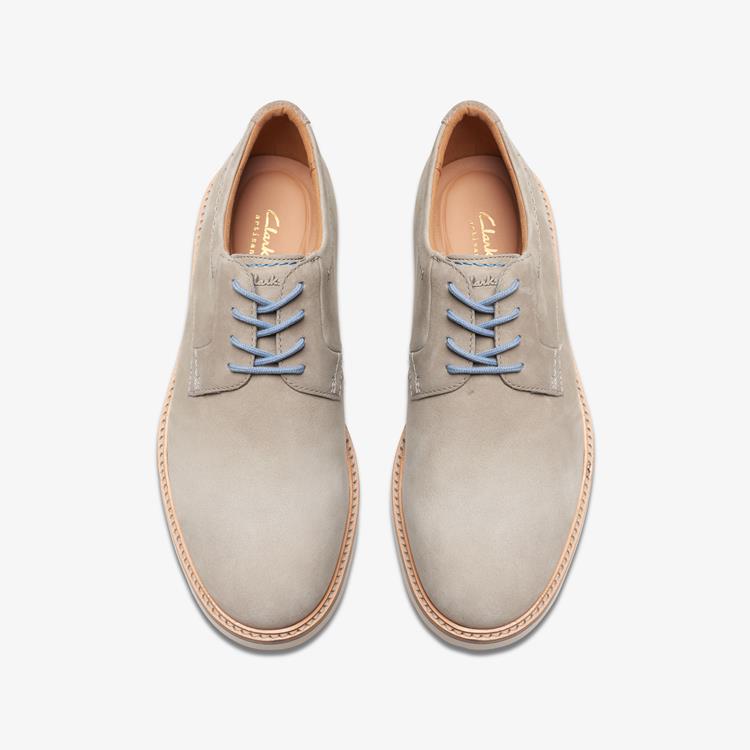 Clarks ATTICUS LTLACE grey nubuck