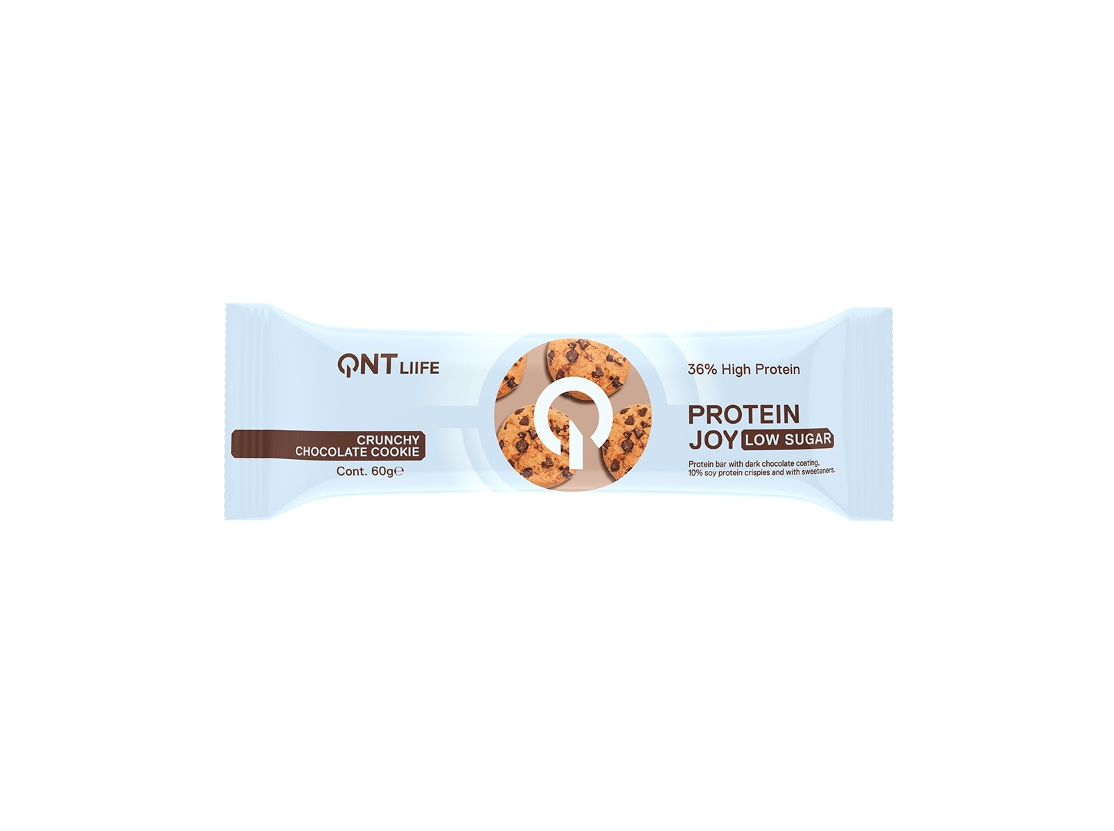 BARRA PROTEÃNA LOW SUGAR QNT BOLACHA CHOCOLATE 60GR