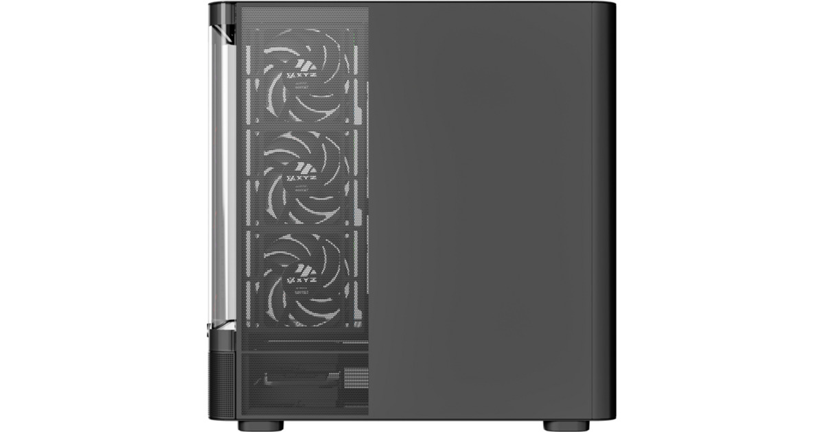 XYZ PC GearQuantum Pro midi tower behuizing  (Zwart | Window)