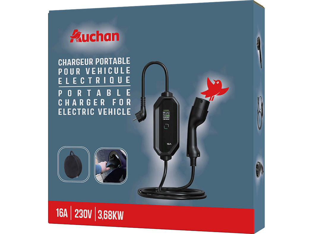 CARREGADOR CARRO AUCHAN ELÉCTRICO 23 KW