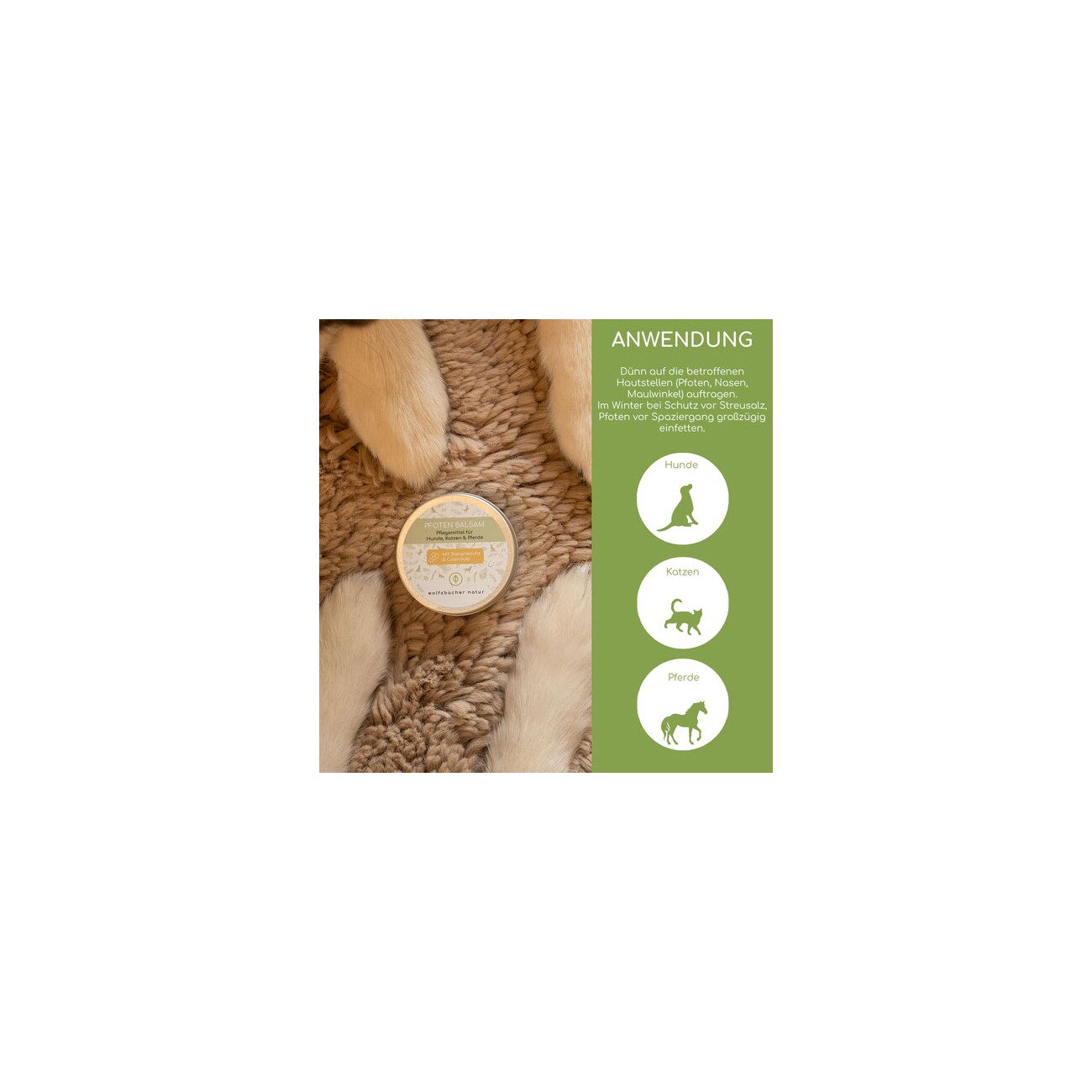Wolfsbacher Natur Pfotenbalsam 50g