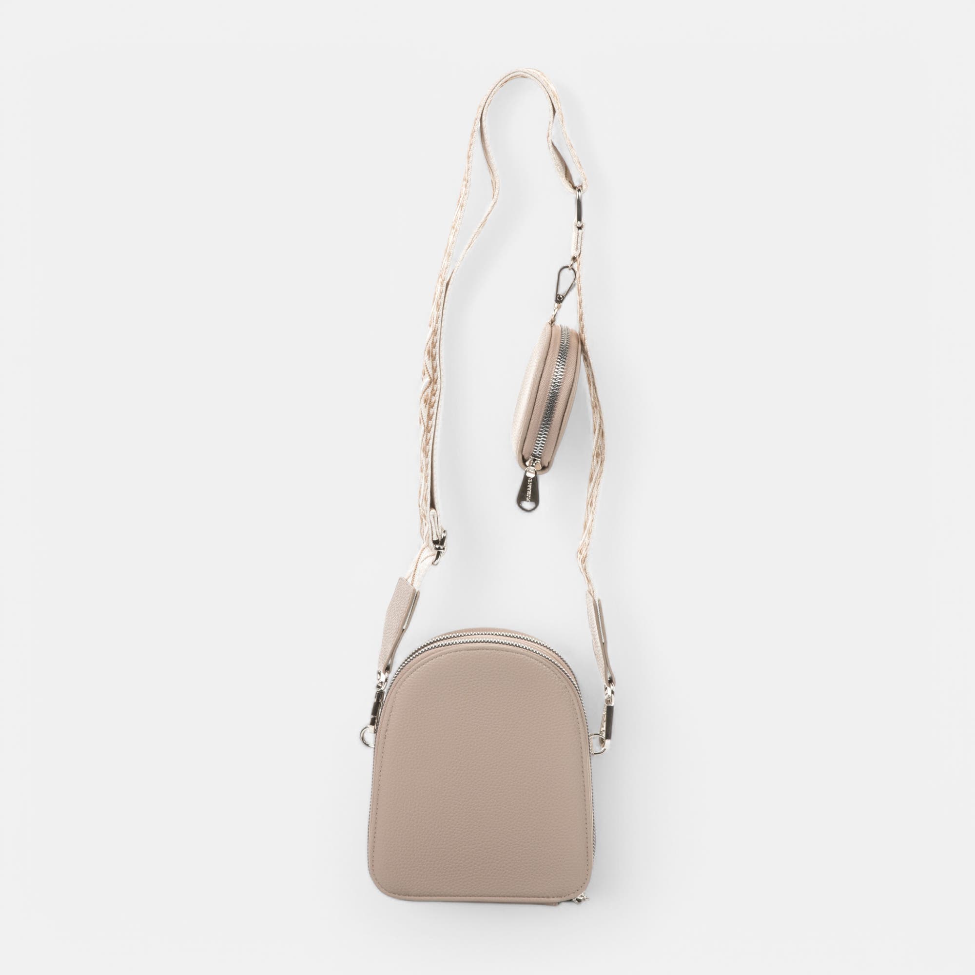 Sac bandoulière beige