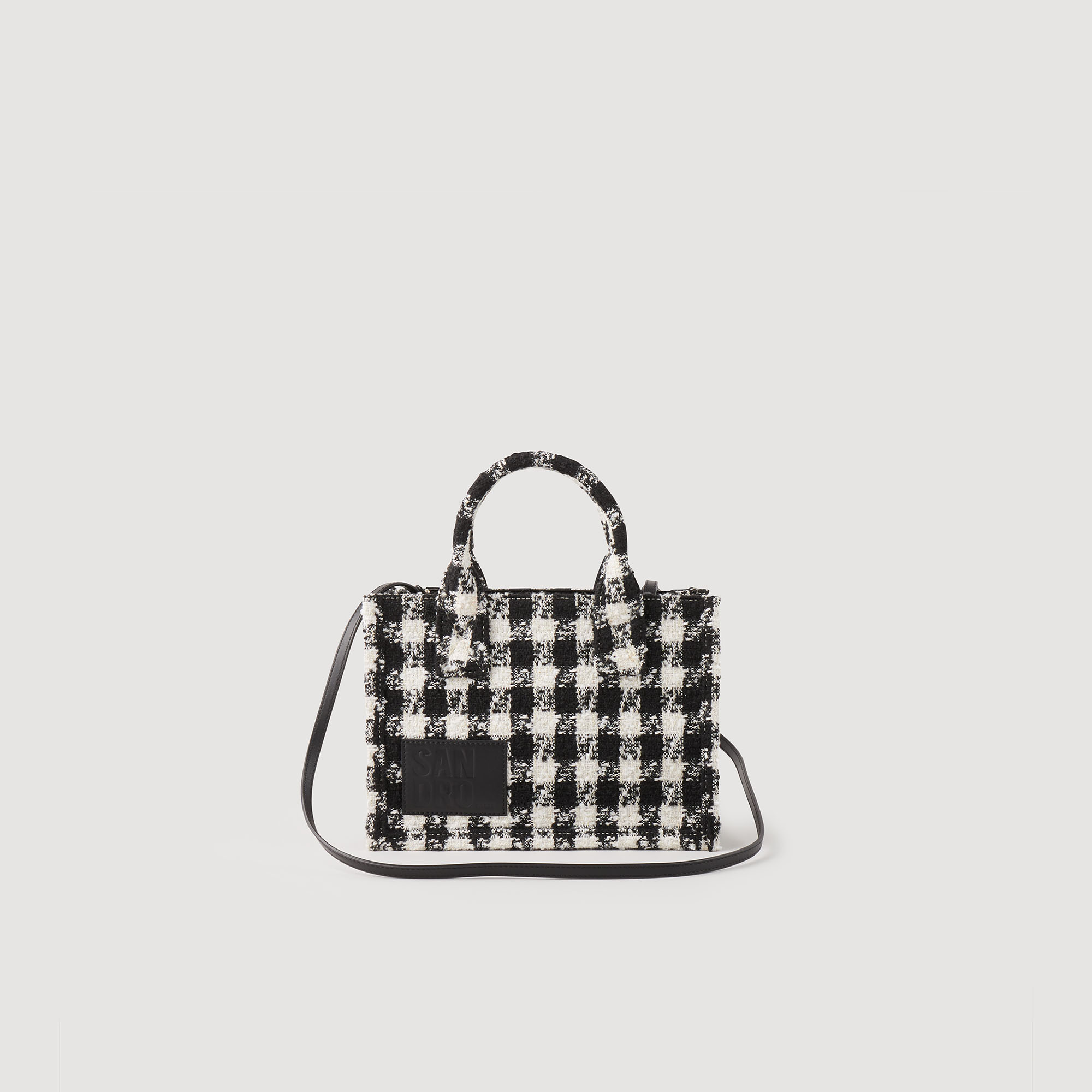 Petit cabas Kasbah en tweed