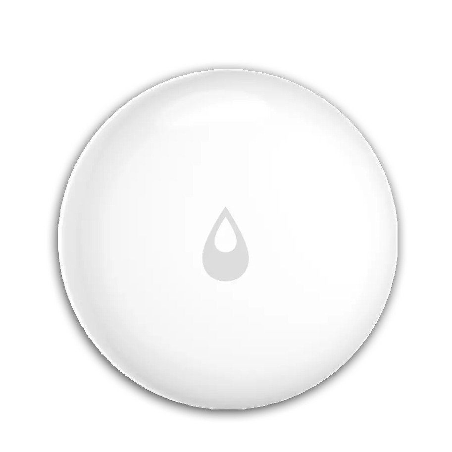 Wasserleckdetektor T1 mit App-Benachrichtigung / LED-Alarm / Lokale Automatisierung / IP67   Smart Home Integration Zigbee (WL-S02D) - Weiss