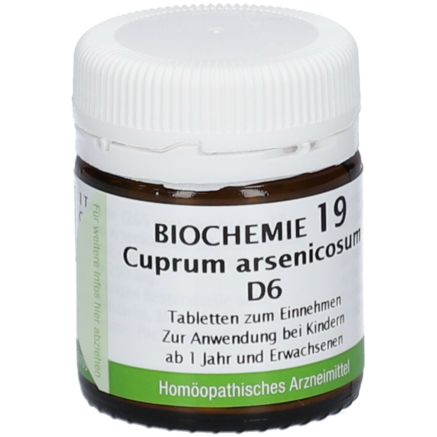 Bombastus Biochemie 19 Cuprum arsenicosum D 6 Tabletten
