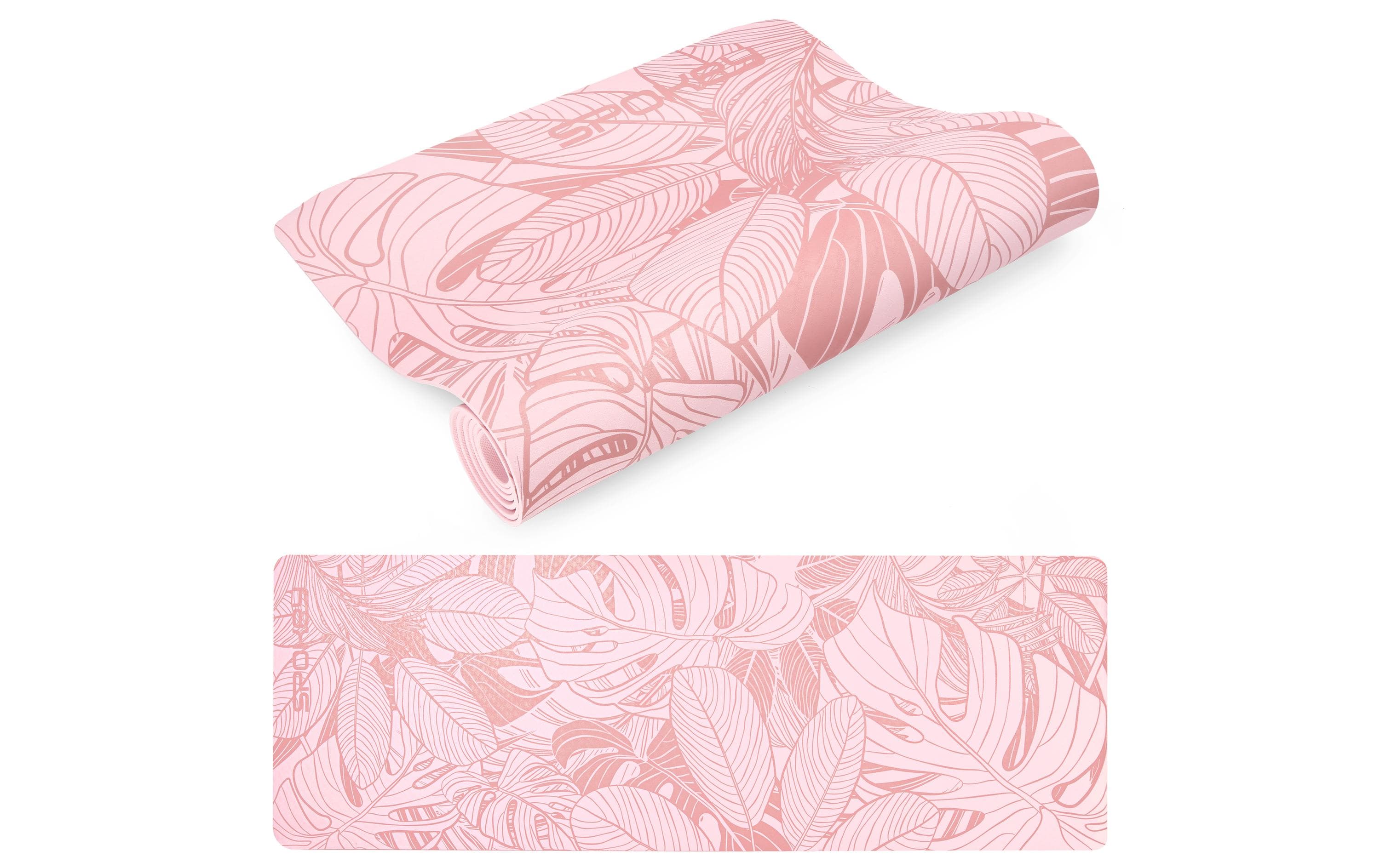 Yogamatte Leaf 183 x 61 x 0.4 cmRutschfeste Yogamatte sorgt für Stabilität bei den Übungen