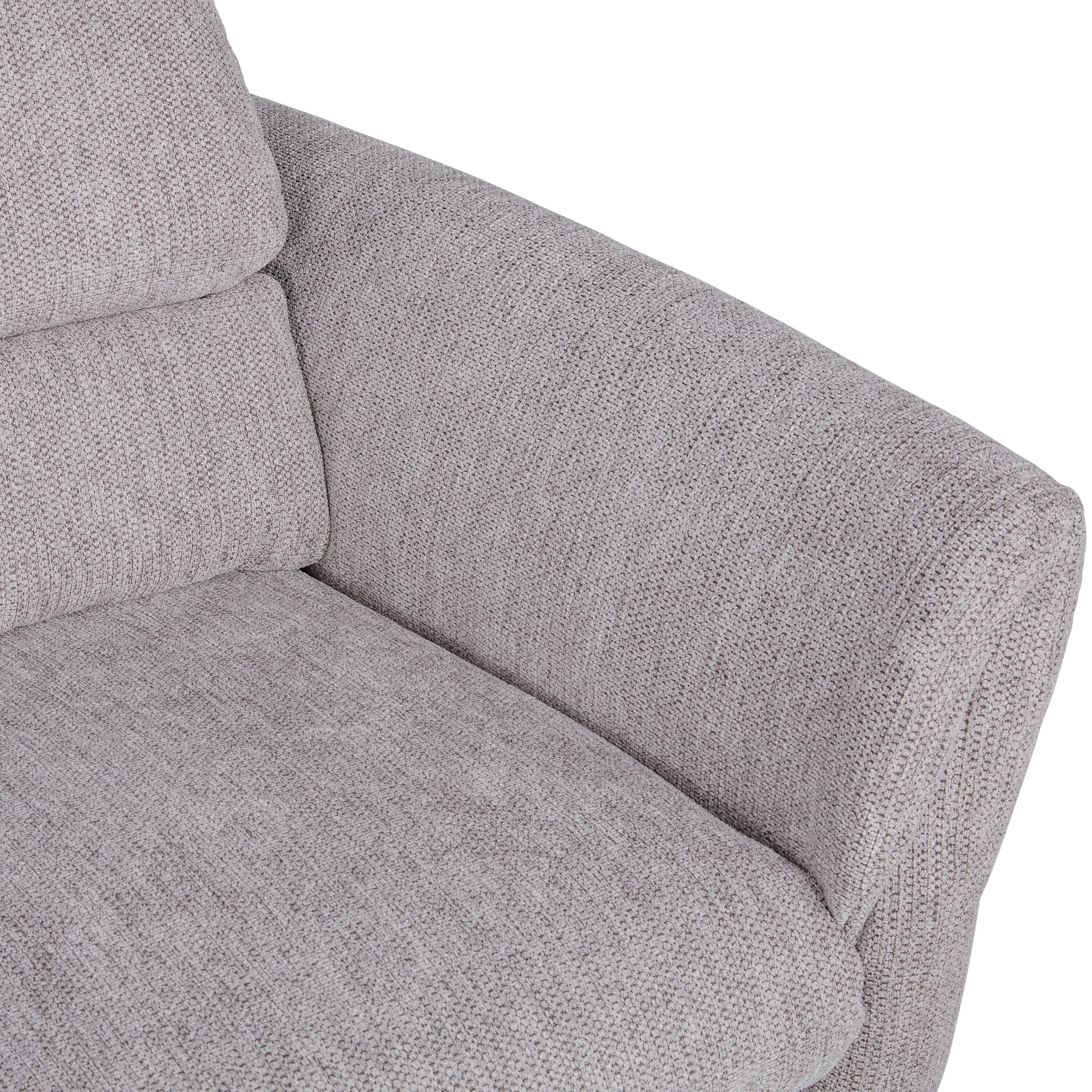 SEBO Ecksofa - Hellgrau / B: 284.0 cm x T: 161.0 cm x H: 84.0 cm