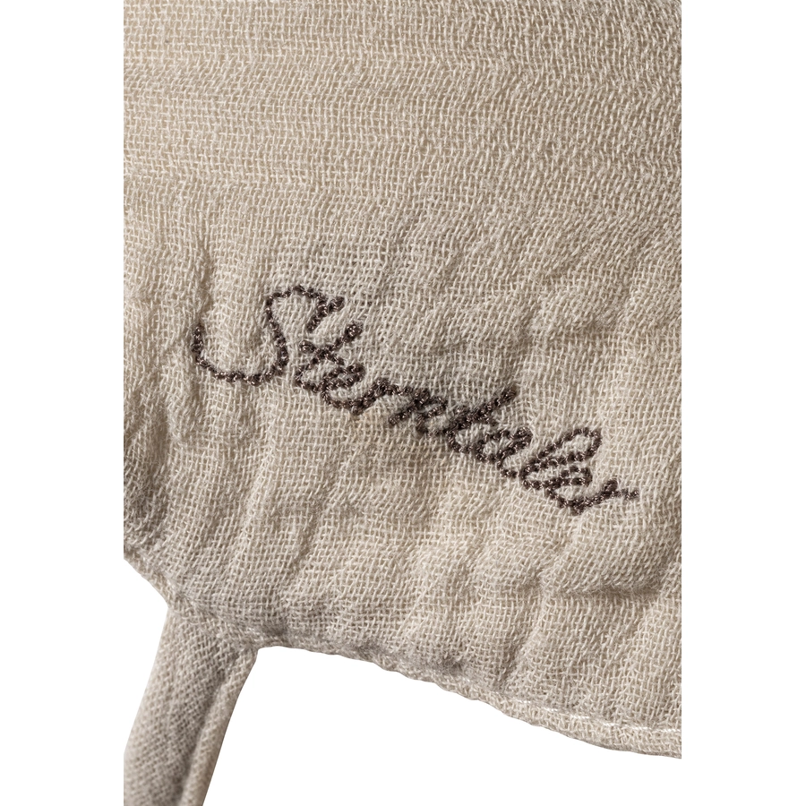 Sterntaler Wende-Schirmmütze Nackenschutz beige