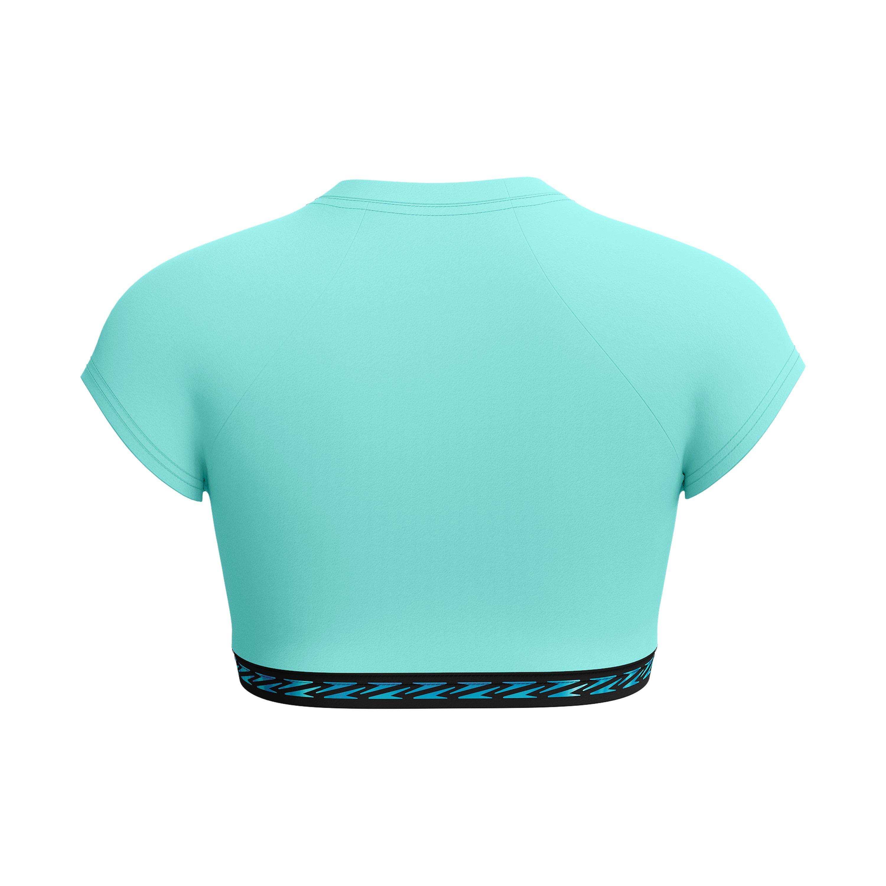 Speedo Solid Logo Elastic Crop Top