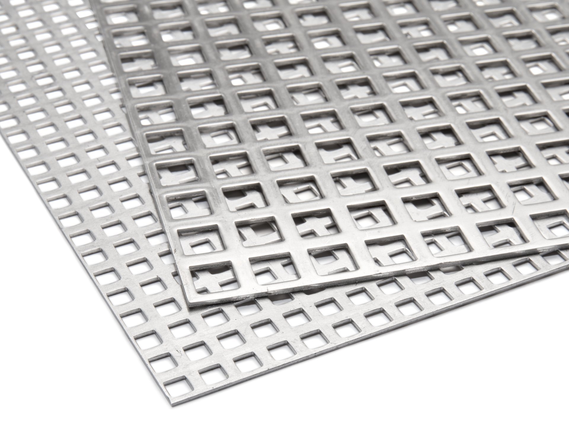 Aluminium Quadratloch, gerade (Zuschnitt möglich)